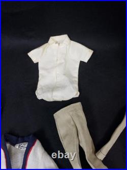Vintage 1960 Mattel Allan Ken's Buddy Doll Japan lot with 16pc clothes