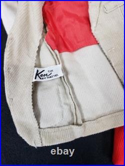 Vintage 1960 Mattel Allan Ken's Buddy Doll Japan lot with 16pc clothes