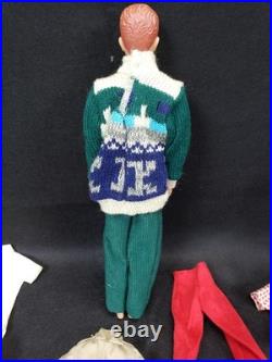 Vintage 1960 Mattel Allan Ken's Buddy Doll Japan lot with 16pc clothes