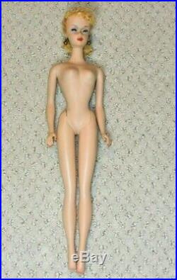 Vintage 1960 Mattel Barbie #3 or #4 Blonde Ponytail Barbie Japan TLC