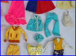 Vintage 1960's American Girl Barbie, Ken, Francie, Skipper Doll Clothes TLC Lot