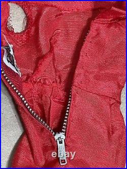 Vintage 1960's Barbie Silk Sheath PAK Red Silk Sheath Dress with Bow -RARE