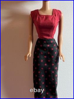 Vintage 1960's Brunette Bubble Cut Barbie Doll, Mattel Original