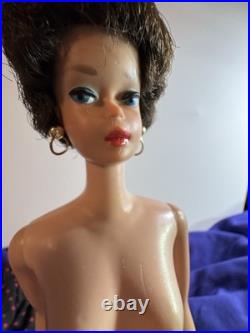 Vintage 1960's Brunette Bubble Cut Barbie Doll, Mattel Original Vintage 1960's Brunette Bubble Cut Barbie Doll, Mattel Original