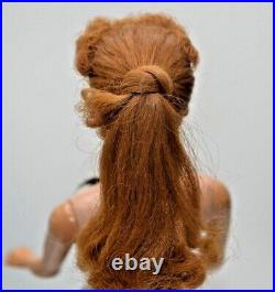 Vintage 1960's Titian Redhead #5 Ponytail #850 Barbie Mattel Japan On Foot