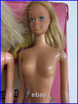 Vintage 1960s 1970s MOD Barbie Case with Dolls, Clothes, Some TLC, PLEASE READ