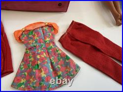 Vintage 1960s 1970s MOD Barbie Case with Dolls, Clothes, Some TLC, PLEASE READ