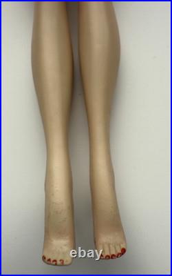 Vintage 1960s #3 Ponytail Barbie Doll EXTRA LONG HAIR Brunette, Stunner! LOOK