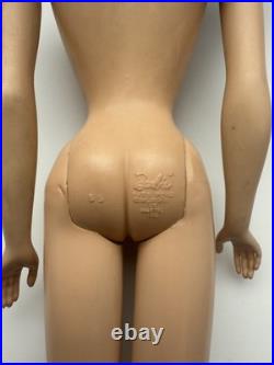 Vintage 1960s #3 Ponytail Barbie Doll EXTRA LONG HAIR Brunette, Stunner! LOOK
