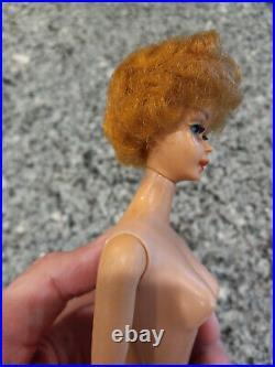 Vintage 1960s Barbie Doll Bubble Cut Hair Mattel Japan