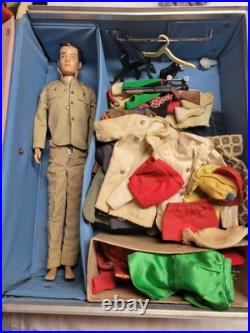 Vintage 1960s Barbie KEN DOLL With Case & Clothes LOT. NICE