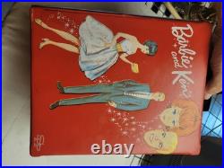 Vintage 1960s Barbie KEN DOLL With Case & Clothes LOT. NICE