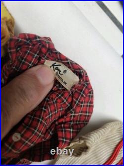 Vintage 1960s Barbie KEN DOLL With Case & Clothes LOT. NICE