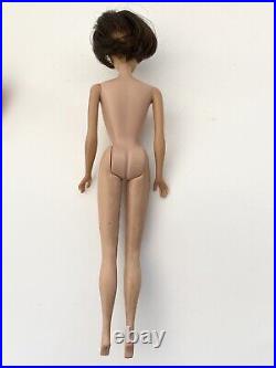 Vintage 1960s Brunette American Girl Barbie Doll Bendable leg Japan