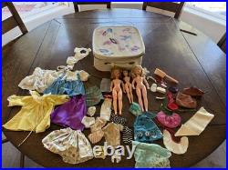 Vintage 1960s Dolls Ideal BS-12-1 Tammy, Unique, Japan, Ideal Case & Outfits