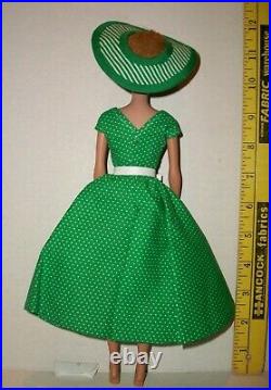 Vintage 1960s Ginger American Girl Face Bubblecut Barbie Doll In Ooak Clothes