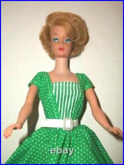 Vintage 1960s Ginger American Girl Face Bubblecut Barbie Doll In Ooak Clothes
