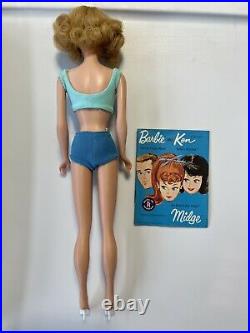 Vintage 1960s Mattel Barbie Blonde Midge Clothes & Book! New JAPAN Beautiful