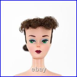 Vintage 1960s Mattel Barbie Ponytail Brunette #5 Restored OOAK Repaint Holiday