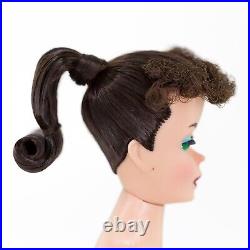 Vintage 1960s Mattel Barbie Ponytail Brunette #5 Restored OOAK Repaint Holiday