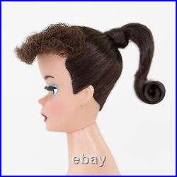 Vintage 1960s Mattel Barbie Ponytail Brunette #5 Restored OOAK Repaint Holiday