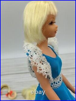 Vintage 1960s Mattel Hair Happenins Francie WithDress, Shoes, Hair Pieces
