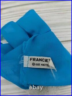 Vintage 1960s Mattel Hair Happenins Francie WithDress, Shoes, Hair Pieces