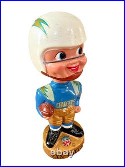 Vintage 1960s San Diego Chargers Bobblehead Doll Sports Specialties HIGH GRADE