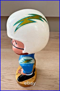 Vintage 1960s San Diego Chargers Bobblehead Doll Sports Specialties HIGH GRADE