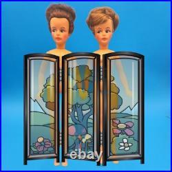 Vintage 1960s Tammy's Mom Dolls W-13-L Ideal Toy Corp Lt Brown & Dark Brown Set