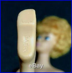 Vintage 1960s White Ginger Barbie Bubble Cut Straight Leg JapanNear Mint