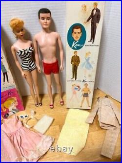 Vintage 1961 #5 Barbie and #1 Ken (Original Owner)