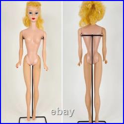Vintage 1961 Barbie #5 Blonde Ponytail Number 5 Swimsuit with Accessories More