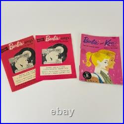 Vintage 1961 Barbie #5 Blonde Ponytail Number 5 Swimsuit with Accessories More