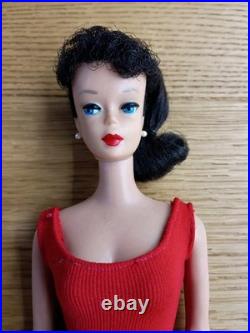 Vintage 1961 Barbie Doll #5 Ponytail Brunette Red Swimsuit 850 Mattel Japan NM Vintage 1961 Barbie Doll #5 Ponytail Brunette Red Swimsuit 850 Mattel Japan NM