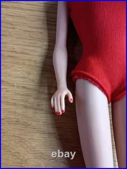 Vintage 1961 Barbie Doll #5 Ponytail Brunette Red Swimsuit 850 Mattel Japan NM Vintage 1961 Barbie Doll #5 Ponytail Brunette Red Swimsuit 850 Mattel Japan NM