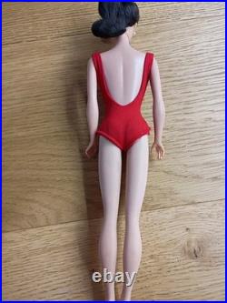 Vintage 1961 Barbie Doll #5 Ponytail Brunette Red Swimsuit 850 Mattel Japan NM Vintage 1961 Barbie Doll #5 Ponytail Brunette Red Swimsuit 850 Mattel Japan NM