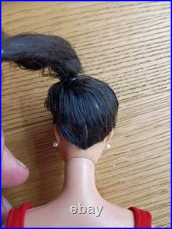 Vintage 1961 Barbie Doll #5 Ponytail Brunette Red Swimsuit 850 Mattel Japan NM Vintage 1961 Barbie Doll #5 Ponytail Brunette Red Swimsuit 850 Mattel Japan NM