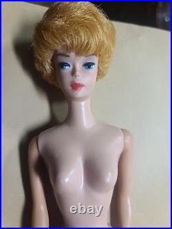 Vintage 1961 Golden Blonde Bubble Cut Barbie Fashion Model 850 Mattel Japan Vintage 1961 Golden Blonde Bubble Cut Barbie Fashion Model 850 Mattel Japan