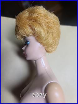 Vintage 1961 Golden Blonde Bubble Cut Barbie Fashion Model 850 Mattel Japan Vintage 1961 Golden Blonde Bubble Cut Barbie Fashion Model 850 Mattel Japan