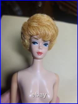 Vintage 1961 Golden Blonde Bubble Cut Barbie Fashion Model 850 Mattel Japan Vintage 1961 Golden Blonde Bubble Cut Barbie Fashion Model 850 Mattel Japan