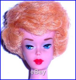 Vintage 1961 Golden Blonde Bubble Cut Barbie Model 850 Japan Mint