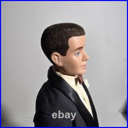 Vintage 1961 Ken #750 Flocked Hair Wearing #787 Dinner Date Tuxedo Japan Vintage 1961 Ken #750 Flocked Hair Wearing #787 Dinner Date Tuxedo Japan