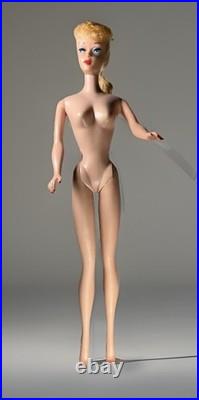 Vintage 1961 Ponytail Barbie #5 Blonde In Evening Splendor 961 WithRARE MATTEL TAG