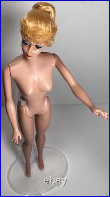 Vintage 1961 Ponytail Barbie #5 Blonde In Evening Splendor 961 WithRARE MATTEL TAG