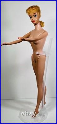 Vintage 1961 Ponytail Barbie #5 Blonde In Evening Splendor 961 WithRARE MATTEL TAG