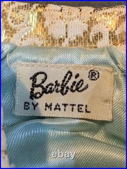 Vintage 1961 Ponytail Barbie #5 Blonde In Evening Splendor 961 WithRARE MATTEL TAG