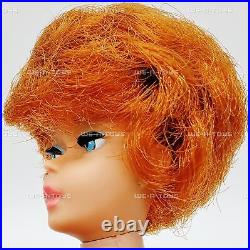Vintage 1961 Redhead Bubble Cut Barbie Doll in Red Swimsuit By Mattel 850 Japan