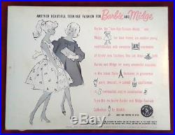 Vintage 1962 BARBIE FASHION Cheerleader Outfit 876 NRFB Factory Sealed Japan