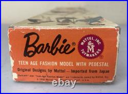 Vintage 1962 Barbie Brunette Ponytail No. 850 BOX Booklet Foldout No Doll